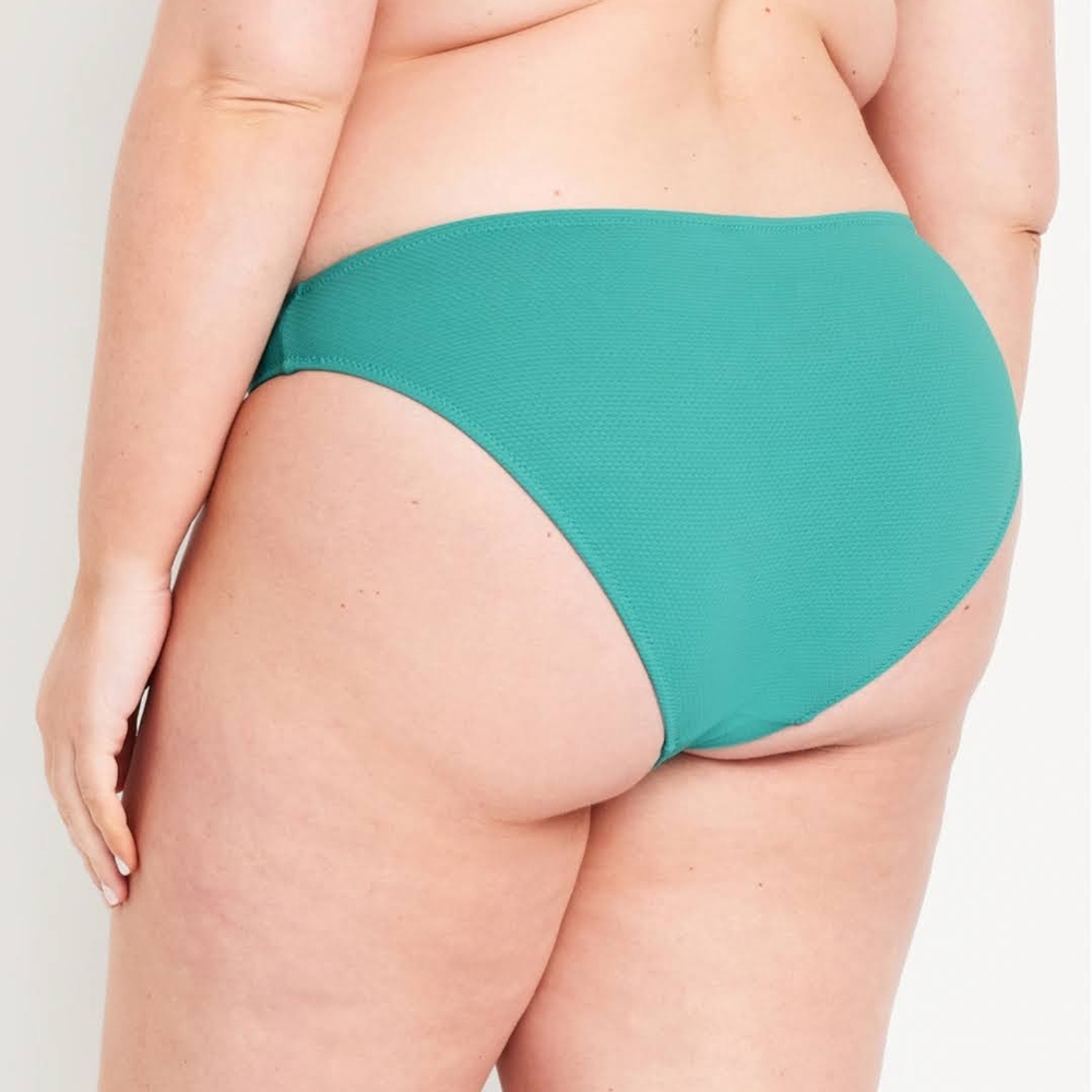 NWT Old Navy Textured Bikini Bottoms Blue Teal Size Large - Picture 4 of 15